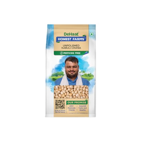 Image of DeHaat Honest Farms Pesticide Free Unpolished Kabuli Chana 1 KG