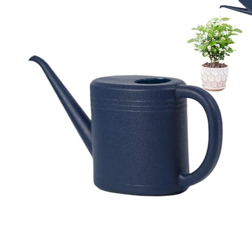 pequeña para interiores, 1 litro, duradera, ligera, boquilla larga, herramienta de jardinería para plantas de interior, bonsái, flores, jardín al aire libre, patio