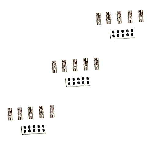SOLUSTRE 3 Sets Iron Joint Coupling Shaft Coupling Rotatable Connector for Cars Ship Robot Kit