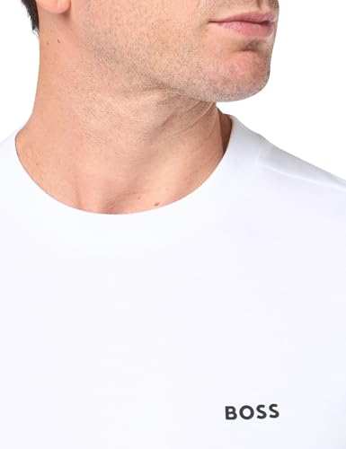 BOSS Men's Contrast Logo Cotton Stretch T-Shirt2