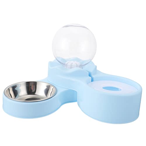 Comedero y bebedero automático para gatos rotativo