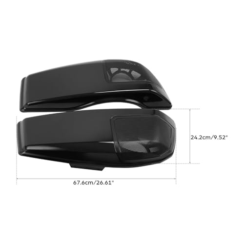 Tapas para alforjas TCMT de 6x9 pulgadas para Harley Touring 2023-2026 CVO Street Glide FLHXSE, CVO Road Glide ST FLTRXSTSE miniatura 3