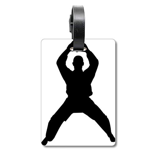 Étiquette d'identification chinoise bagage Shaolin Kung Fu accessoire valise voyage