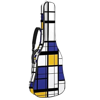 Étui de protection rembourré pour guitare acoustique classique, Multicolore 10., 42.9×16.9×4.7 in, Organiseur de sac - Les Beatles, Paul McCartney, John Lennon, RIngo Starr, George Harrison
