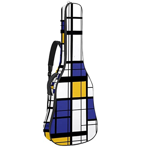 Étui de protection rembourré pour guitare acoustique classique, Multicolore 10., 42.9×16.9×4.7 in, Organiseur de sac - Les Beatles, Paul McCartney, John Lennon, RIngo Starr, George Harrison Étui de protection rembourré pour guitare acoustique classique, Multicolore 10., 42.9x16.9x4.7 in, Organiseur de sac