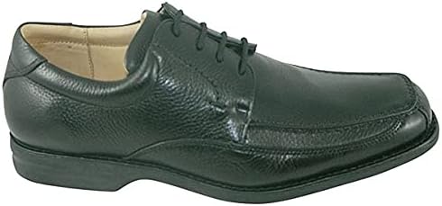 Anatomic & CoGoias Men's Wide Fit Lace-Up Shoes, Smart Workwear, Full-Grain Leather, Anatomic Gel™ Sole (Black, Sizes 6-15)
