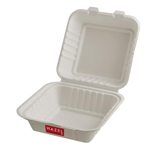 Image of HAZEL Bento Cake Box | 100% Biodegradable Box for Mini Cakes, Lunch Cakes & Home Bakers | Pack of 10