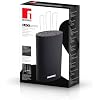 Bergner Universal Knife Block, Polyethylene Terephthalate, Black, 15.6 x 6.6 x 22 cm