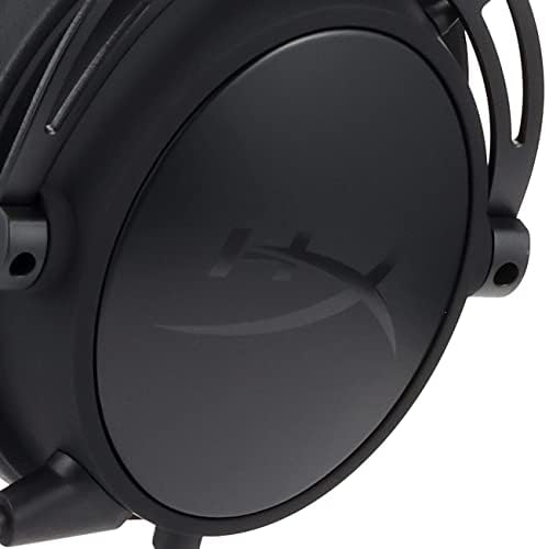 HyperX Cloud Alpha S Blackout PC Gaming Headset, 7.1 Surround Sound, Adjustable Bass, Dual Chamber Drivers, Chat Mixer, Breathable Leatherette, Memory Foam, and Noise Cancelling Microphone