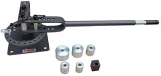Kaka YP-9 Bench-Top Metal Bender, Sturdy and Light Weight Compact Metal Bender with 7 Dies