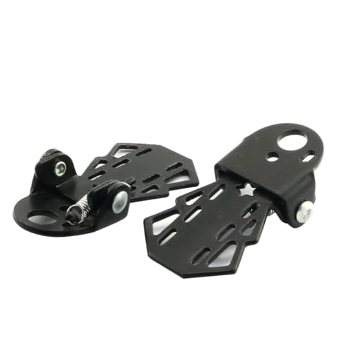 Aetherize Bike Rear Pedals Foot Pegs Non-Slip Steel Folding Footrests Cycling Parts 1Pair Bike Foot Pegs