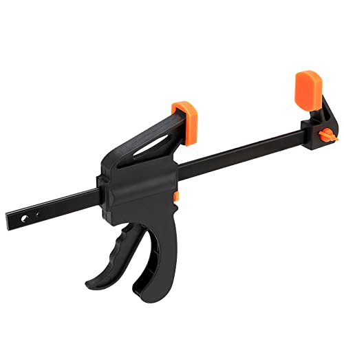 Pingeui 4 Packs 8 Inches Quick Grip Clamps, Adjustable Wood Clamps, Light Duty Bar Clamps For Woodworking, Furniture Assembling, Manufacturing, 150 Lbs Max Clamping Force #TOP3