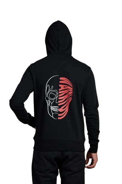 Image of Go Devil Regular Fit 100% Cotton Full Sleeves Winter Wear Stylish Trendy Printed Hoodies Sweatshirt for Men /Boys with Pockets for Everyday Use