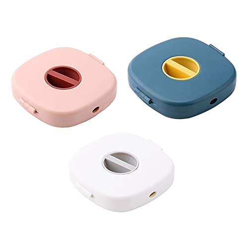 Cajas de almacenamiento de cables para llevar en el bolso organizador rosa portátil 4