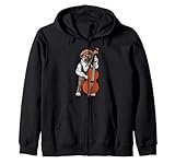 Mops Contrebassiste Musicien de Jazz Contrebass Musique de Jazz / Pug Dog Double Bass Player Jazz Musician Contrabass Player Jazz Music