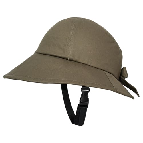 BEAHING Bicycle Helmet Wide Brim UV Protection Adjustable Shaped Unisex Cycling Hat Safe Comfortable Sun Hat Bike Helmet for School Cycling Riding (Olive Green), Bike Helmets, STANDARD