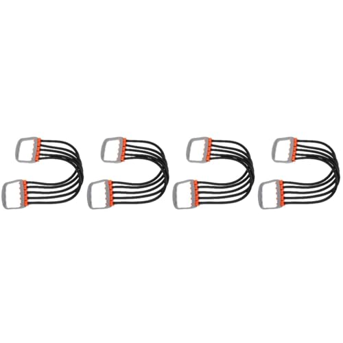 Toddmomy 4 Piezas Banda De Máquina De Cable Barra De Dominadas Montada En La Pared Barras De Empuje Herramienta SOGA Banda De Resistencia a La Luz Hombres Capacitación Apoyo Total Black