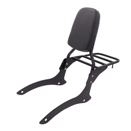Coussin Siège Dossier Arrière Moto avec Support Bagage XVS1100 Custom