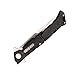Cold Steel Luzon Series Folding Knife with Pocket Clip, Medium,Black/Silver