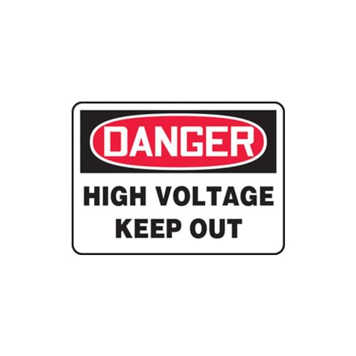 Panneau Danger High Voltage Accuform pour sécuriser les accès haute tension