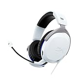 HyperX Cloud Stinger 2 pour PlayStation, Casque Gaming Filaire PS5/PS4/PC, DTS Headphone:X Spatial Audio, Haut parleurs 50 mm, Micro antibruit avec Mute par pivotement, L�ger, Blanc et Bleu