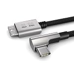 PAXO – 0,2m 10Gbps USB C auf Micro-B Kabel, 90° Winkelstecker, USB 