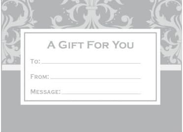 LUXPaper #17 Mini Envelopes | 2 11/16" x 3 11/16" | Silver Damask | 70lb. Text | 500 Qty