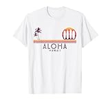 Planche de surf vintage pour tout surfboarder rétro classique et surfeur de longboard. Dites «Aloha Beach» avec vos amis à la recherche de la vague parfaite. Surfer cette saison est cool avec ce tee-shirt. Tenue idéale pour toute surfeuse et surfeur