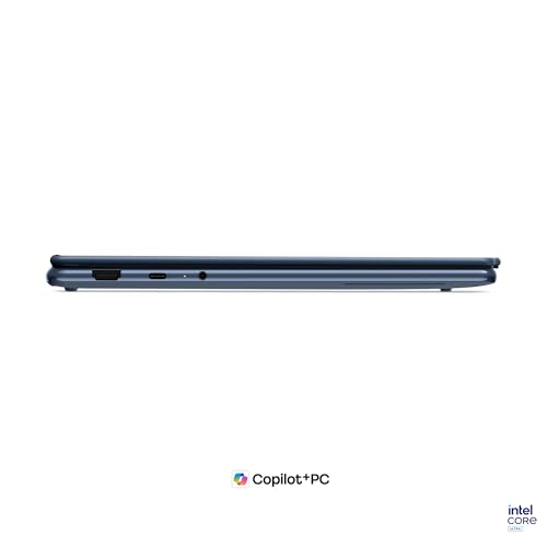 Lenovo Yoga 9 2in1 Aura Edition Laptop | 14 2.8K WQXGA OLED Touch Display | Intel Core Ultra 7 355 | 32GB RAM | 1TB SSD | Integrierte Intel Grafik | Windows 11 | QWERTZ | Blau | 3 Jahre Premium Care