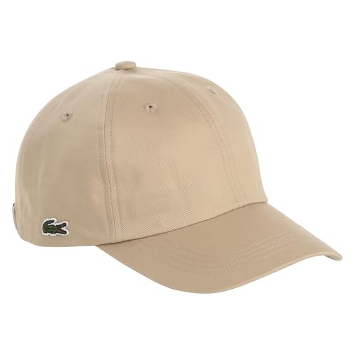 [ラコステ] 帽子 メンズ レディース COTTON TWILL CAP（コットンツイルキャップ） L1278 ベージュ 60サイズ lsc1278-beige-60