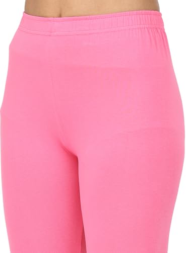 Image of Robinbosky Premium Stretchable Cotton Ankle Legging for Women | Suitable for Formal wear & Casual wear | High-End Elastic Makes The Leggings Squat Proof and Durable for Travel, Yoga, & Workout.