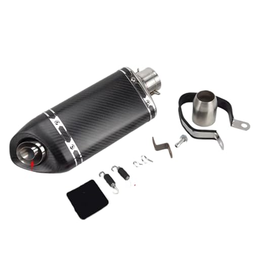 Silencieux en fibre de carbone 51mm pour Yamaha MT07 R3 R6 échappement de haute qualité