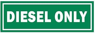 PVC Waterproof Sticker Diesel Only Age, Size: 230mm X 160mm
