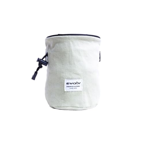 Evolv Corduroy Chalk Bag Weiß - Praktischer stylischer Chalk-Bag, Größe One Size - Farbe Sage