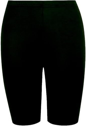 ANZEE Unisex Cycling & P.E Shorts, Black, Age 13-14 Years