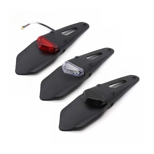 Luci Posteriori per Moto, fanali Posteriori universali per Moto, fanali Posteriori a LED per Motocross, fanali Posteriori da 12 V, luci di Stop, luci Targa per Fuoristrada