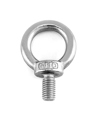 Pernos de ojo M10 QWORK para elevación viviente en terrazas y colgado de equipos pesados 3