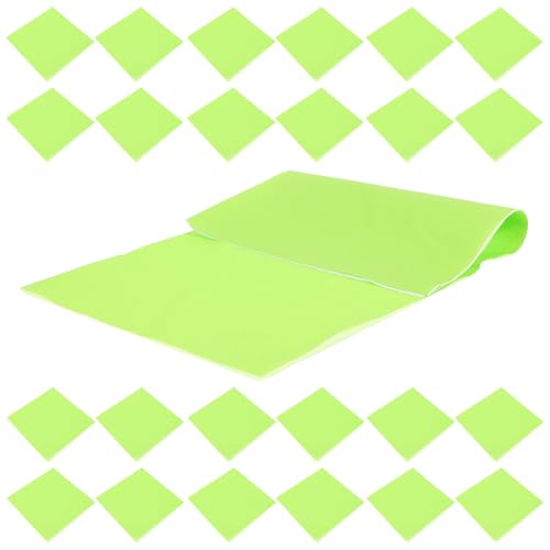 LALADEFIEE Serviettes en Papier Épaisses et Portables pour Fête, Lot de 20 Pièces, Couleur Vert Clair, Design Classique, pour Hôtels et Événements