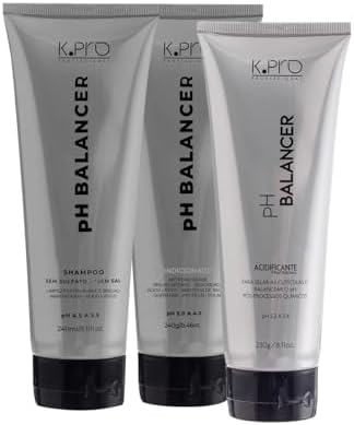 Kit K.Pro pH Balancer Shampoo Condicionador e Acidificante (3 pro...