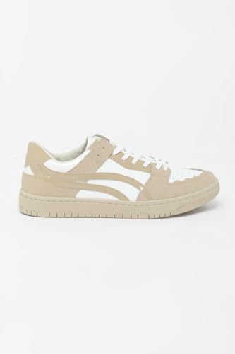 Image of SNITCH Men's Sneakers | Minimalist Design with Perforated Detailing | Premium Synthetic Leather, EVA Insole, TPR Outsole | Casual Wear & Semi-Formal Events