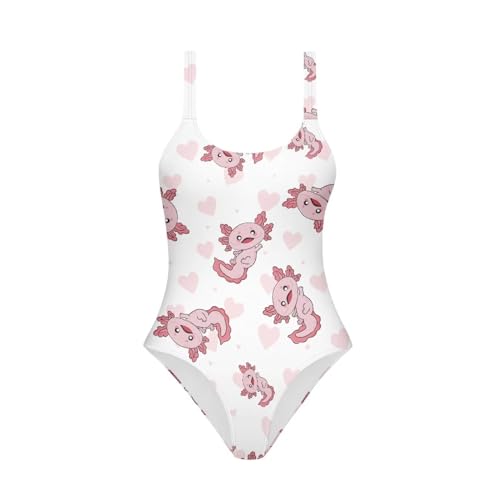 Image of One Piece Bathing Suit for Girl Kids Cute Beach Sport Swimwear U Back Scoop Neck Summer Swimming Pool Beachwear