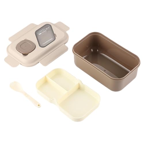 Auslaufsicherer, auslaufsicherer Lunchbehälter für Kinder | geteilter, mehrschichtiger Lunchbehälter 1600 ml, mikrowellengeeignet, spülmaschinenfest und konge