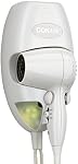 Conair 134RC 1600 Watt Wall Mount Hair Dryer, 2 Heat/ Speed settings Blow Dryer, Removable Air Filter