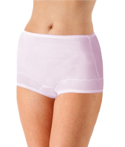 Image of Dixie Belle Women's Underwear Nylon Brief High Waist Scallop Trim 3-Pack 719