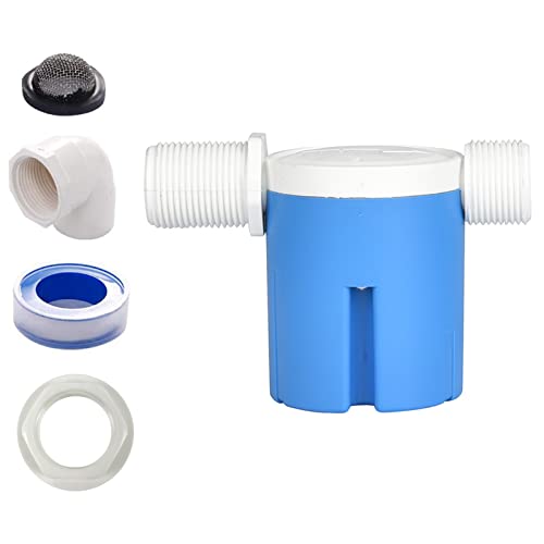 Vanne à flotteur intégrée/intégrée à entrée latérale de 3/4 , utilisée dans les piscines, les aquariums, l'aquaculture, les aquariums (DN-20)