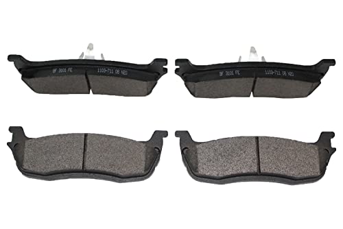 Image of D711 Ceramic Rear Brake Pads Replacement For 1996-2003 Ford F150, 1997-02 Expedition 2003 Lincoln Blackwood 98-02 Navigator 2003-11 Town Car