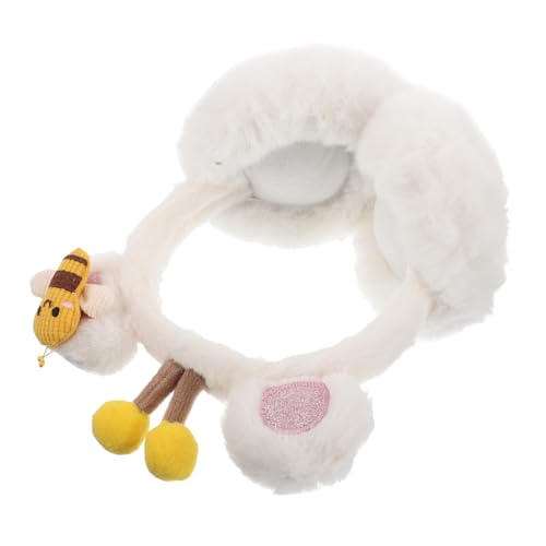 TOVINANNA Foldable Plush Bee Earmuff Winter Ear Earflap Kids Toddler Ear Warmer Women Winter Earmuff Charming Design