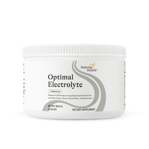 Seeking Health Optimal Electrolyte Powder Unflavored Healthy Energy and Endurance Support Promotes Hydration Healthy Muscles Vegan and Vegetarian (30 Servings)