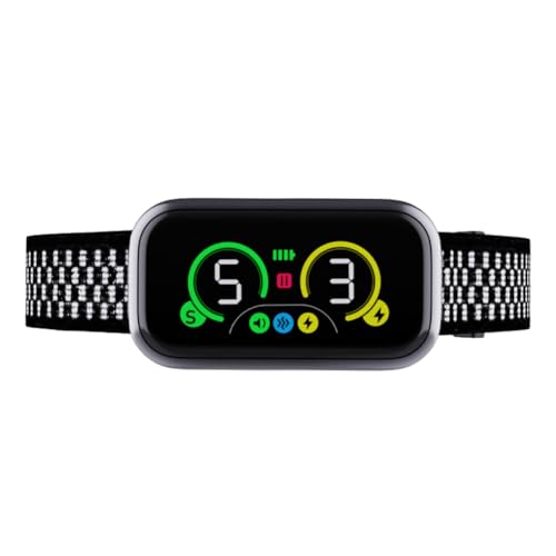 Kexpery Collar de Advertencia de Advertencia electrónica IP67 IP67 Recargable Impermeable para Perros medianos y pequeños