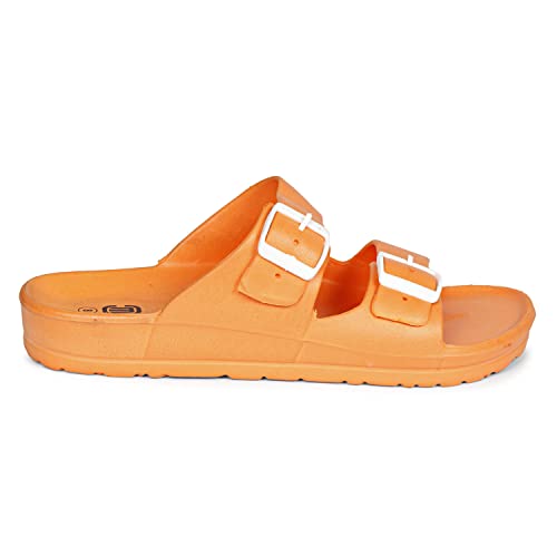 Image of MOZAFIA Cabana Mens EVA Dual Buckle Adjustable Twin Strap for Comfortable Fitting | Anti Skid Outsole Sandals|Black